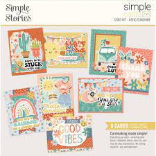 Simple Stories Boho Sunshine Simple Card Kit