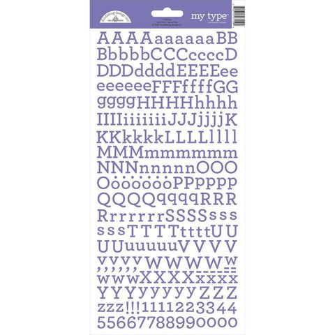My Type Alpha Sheet Lilac