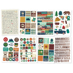 Simple Stories Stickers Cabin Fever