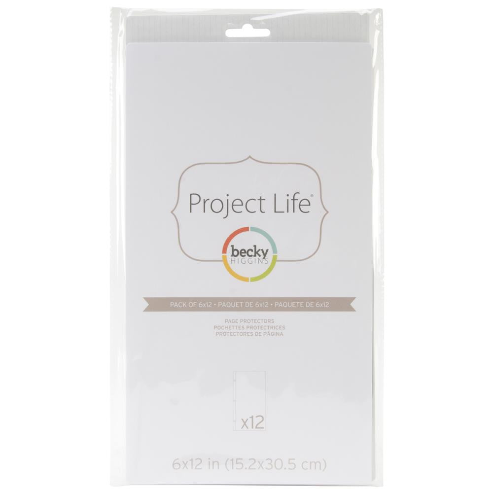 Project Life 6x12 Design H Page Protectors 12 Pack