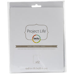 Project Life 6x8 Design 1 Page Protectors 12 Pack