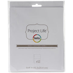 Project Life 6x8 Design 2 Page Protectors 12 Pack