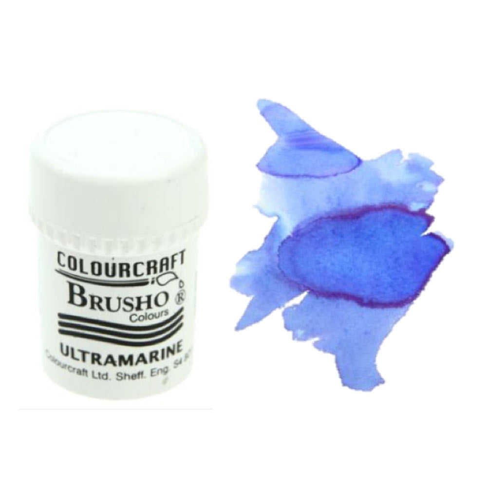 Brusho Colours - Water Colour Powder - Ultra Marine