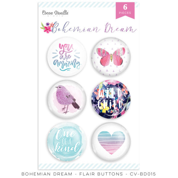 CV-BD015 Bohemian Dream Flair Buttons