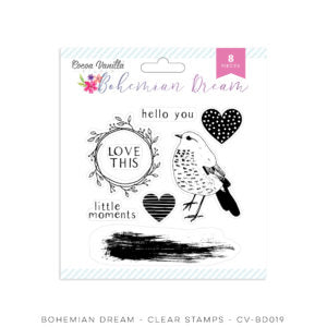 CV-BD019 Bohemian Dream Clear Stamp