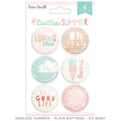 CV-ES011 Endless summer Flair Buttons