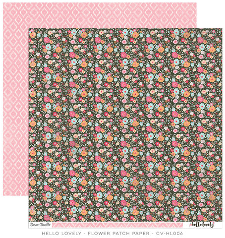 CV-HL006 Hello Lovely 12x12 Paper Flower Patch