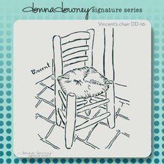 Donna Downey 8x8 Stencil Vincents chair