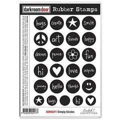 DRD Rubber Stamps Simply Circles