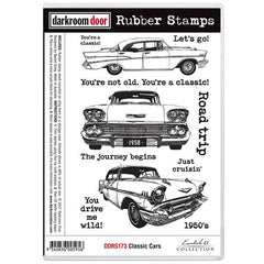 DRD Rubber Stamps Classic Cars