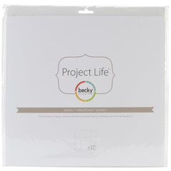 Project Life 12x12 Design F Page Protectors 12 pack