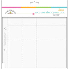 Doodlebug Design Inc. Storybook Album Protectors 8x8 mixed pages