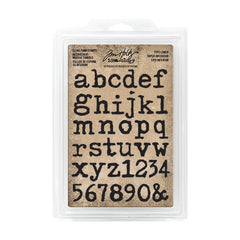 Tim Holtz Idea-ology Cling Foam Stamps Type Lower