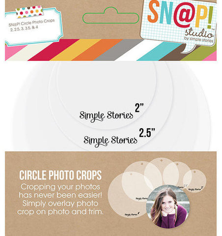 Simple Stories Snap Circle Photo Crops