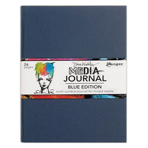 Dina Wakley Multi Surface Journal 8x10 Blue Edition