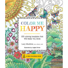 A Zen Colouring Book- Color Me Happy