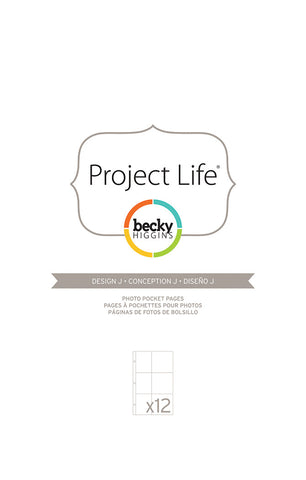 Project Life Page Protectors Design J 12 Pack