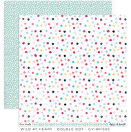 CV-WH005 Wild At Heart Double Dot Pattern Paper