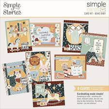 Simple Stories Boho Baby Simple Card Kit