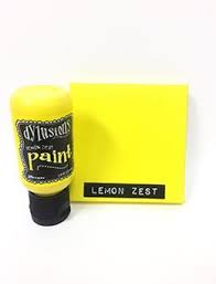 Dylusions paint 1oz Lemon Drop