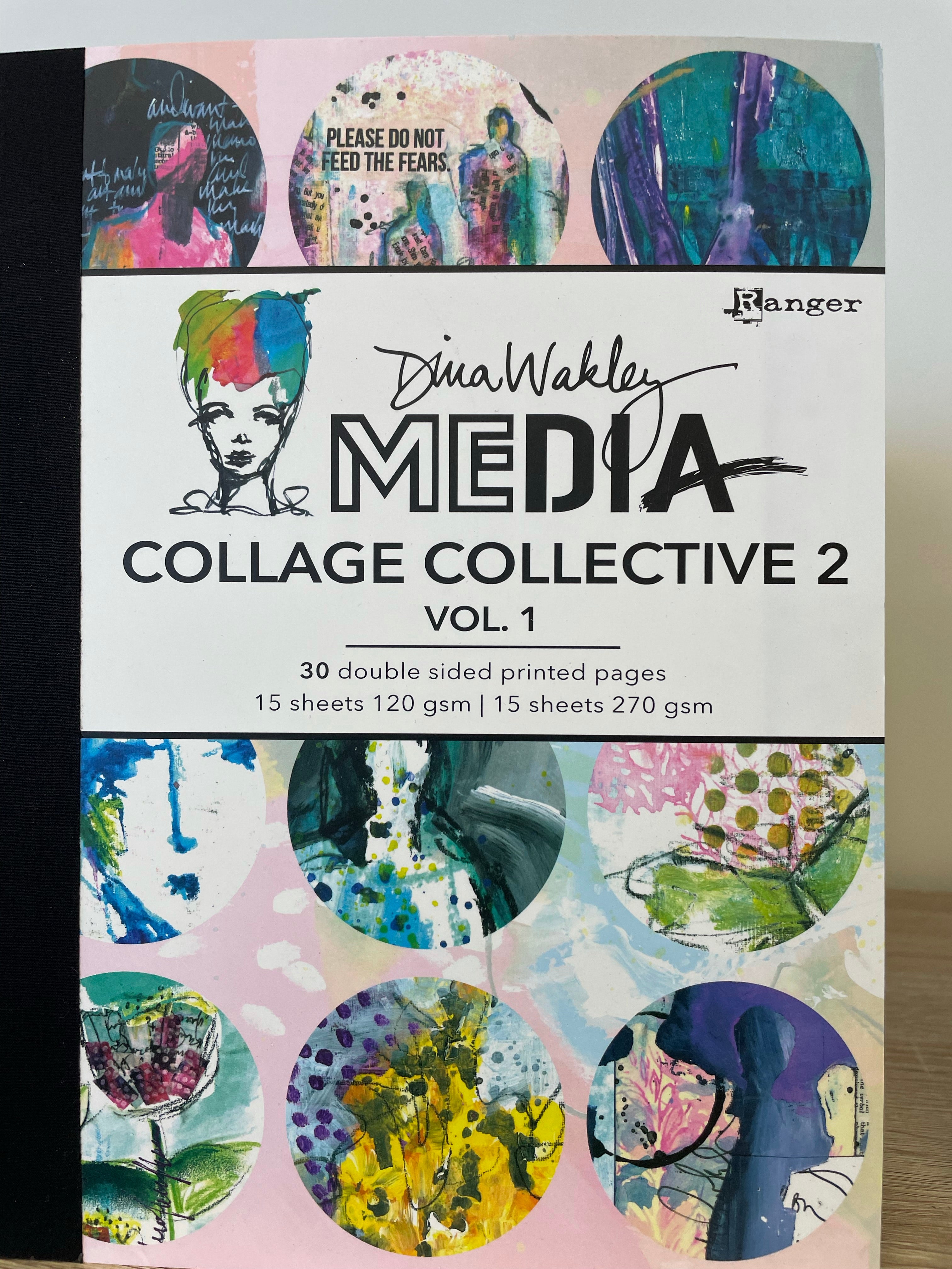 Dina Wakley Media Collage Collective 2, Volume 1