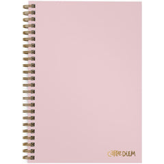 Carpe Diem B5 Spiral Hard cover Notebook - Ballerina Pink