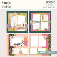 Simple Pages Page Kit - Laugh & Love