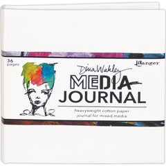 Dina Wakley Media Journal 6x6 white
