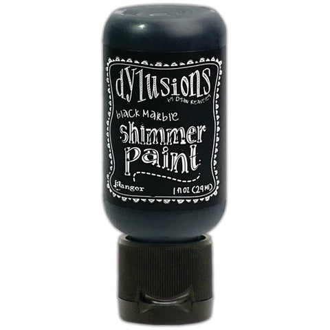 Dylusions Shimmer Paint Black Marble