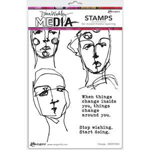 Dina Wakley Media Stamps Change