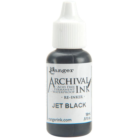 Archival Ink Re Inker Jet Black