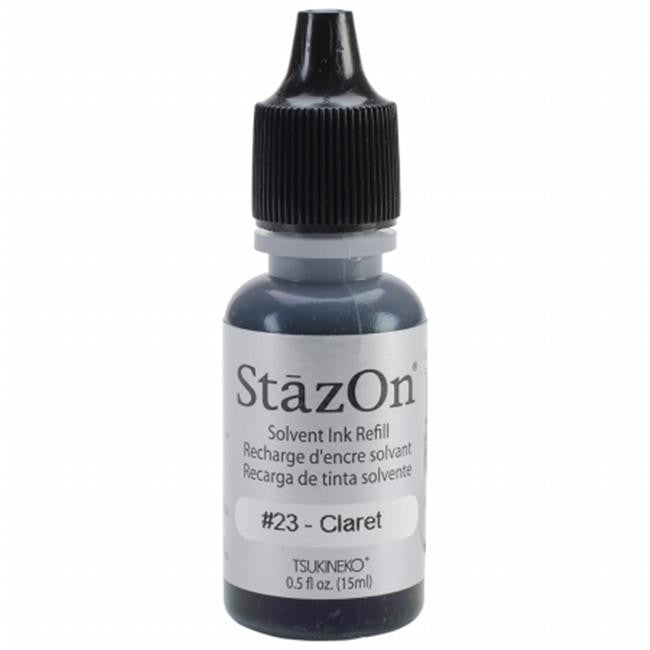 StazOn Solvent Ink Refill Claret