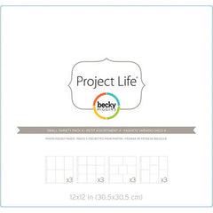 Project Life 12x12 Small Variety Pack 4 Page Protectors 12 Pack