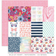 CV-WH004 Wild At Heart Patchwork Pattern Paper