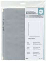 WRMK 8.5x11 Ring Page Protectors Full Page 10 Pack